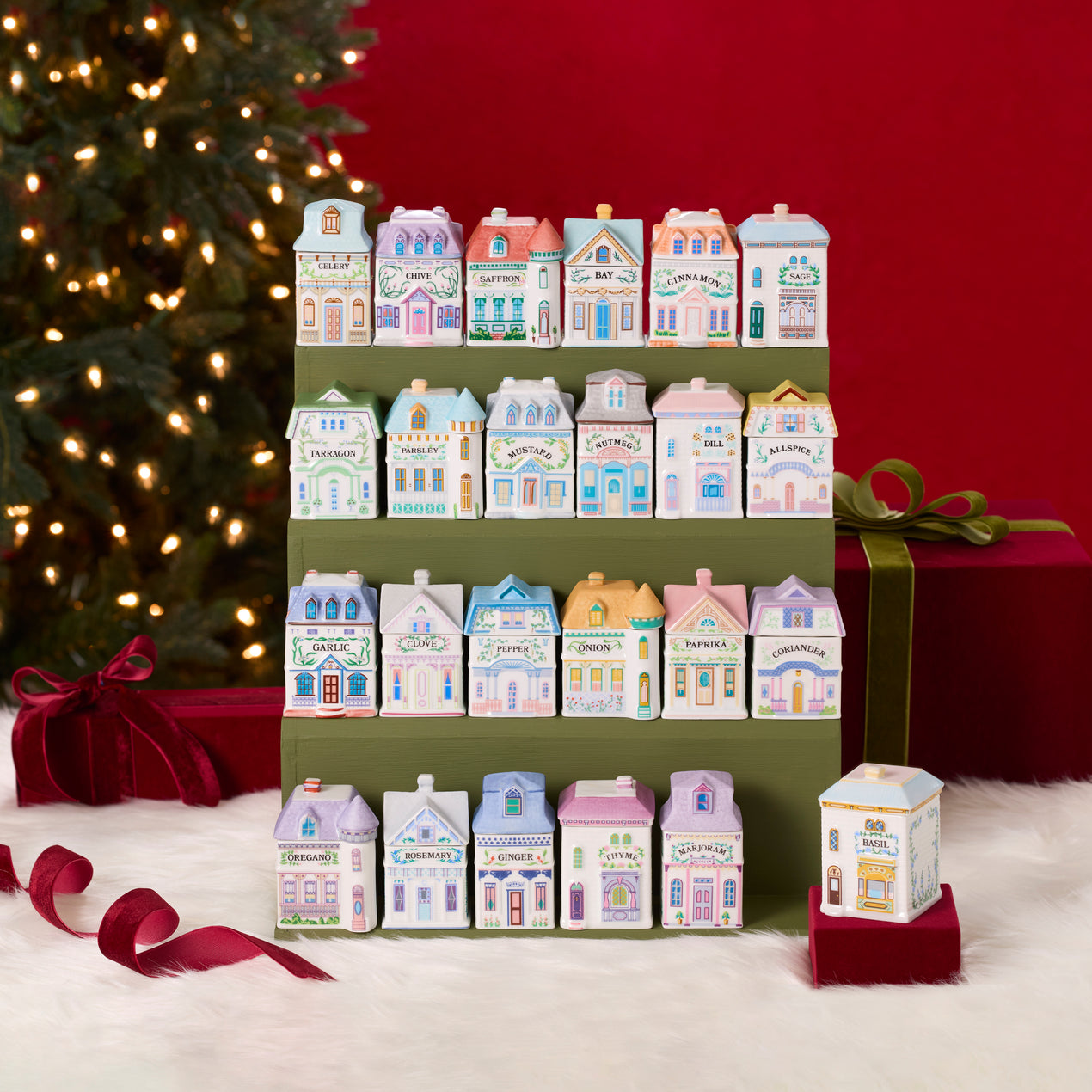 2024 Lenox Spice Village – Complete 24-Jar Collection NEW FREE SHIPPING